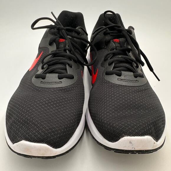 Nike Men's Black & Red Revolution 6 Next Nature Road Running Shoes Size 14 - Picture 5 of 9